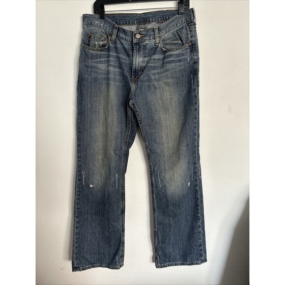 Vintage Armani Exchange Jeans Mens 33x32 Blue Straight classic deninMade USA